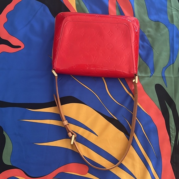 Louis Vuitton Shoulder Bag Thompson Street Red Vernis - Picture 11 of 17